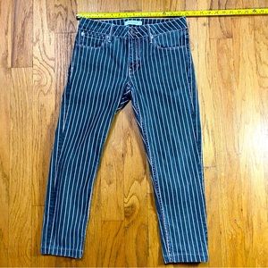 Sandro striped skinny jeans